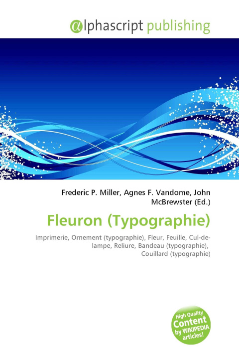 Könyv Fleuron (Typographie) Agnes F. Vandome