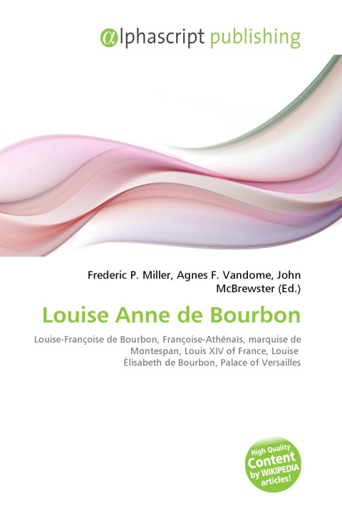 Kniha Louise Anne de Bourbon Agnes F. Vandome