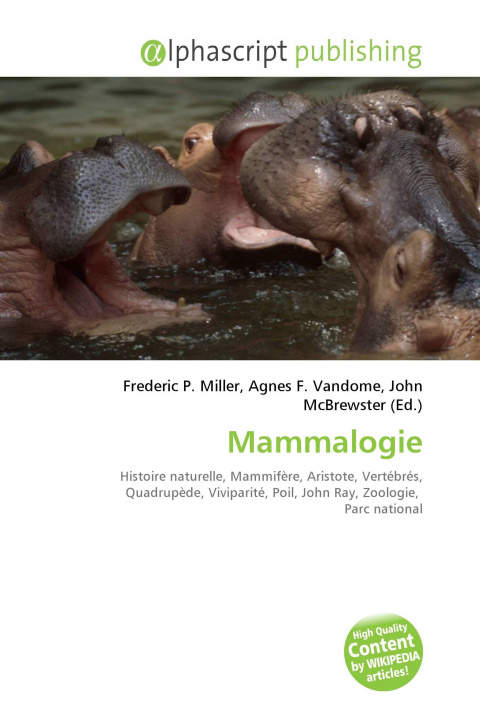 Book Mammalogie Agnes F. Vandome