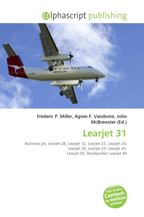 Kniha Learjet 31 Agnes F. Vandome