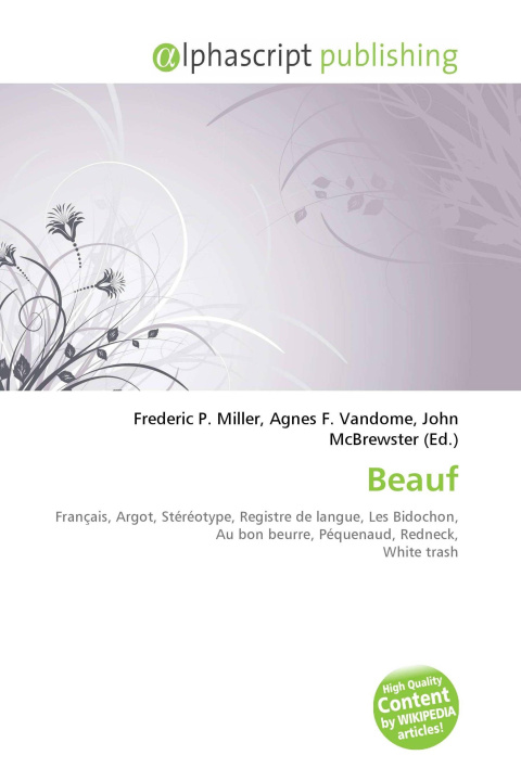 Книга Beauf Agnes F. Vandome