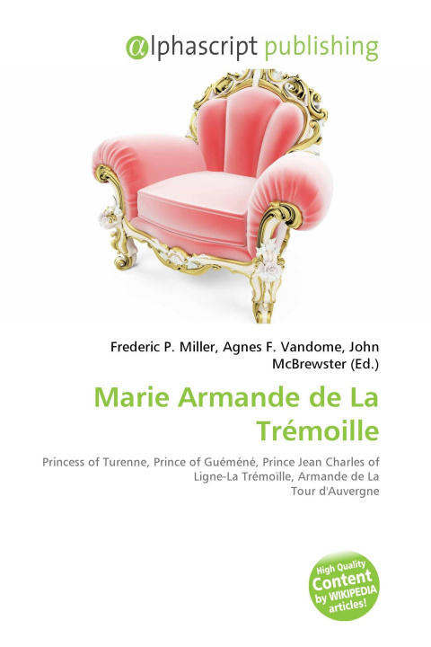 Kniha Marie Armande de La Trémoille Agnes F. Vandome
