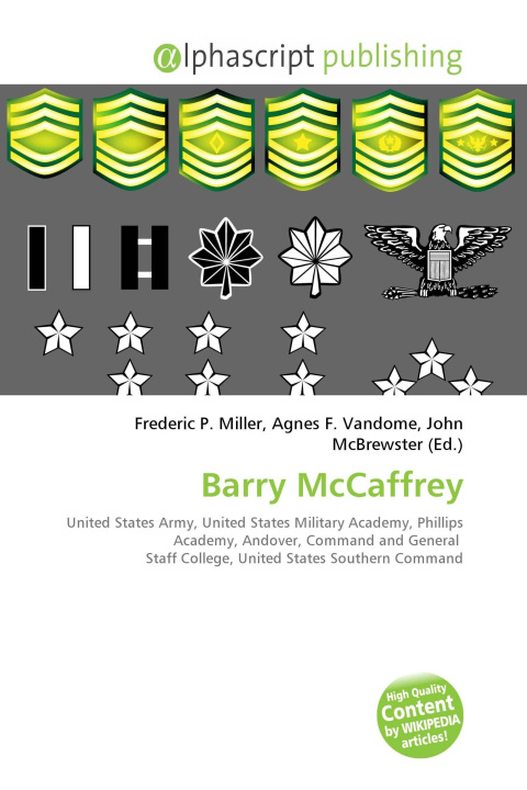 Kniha Barry McCaffrey Agnes F. Vandome
