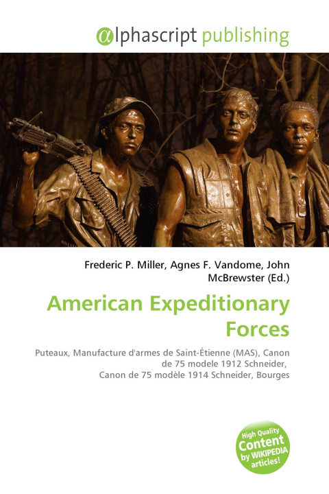 Könyv American Expeditionary Forces Agnes F. Vandome