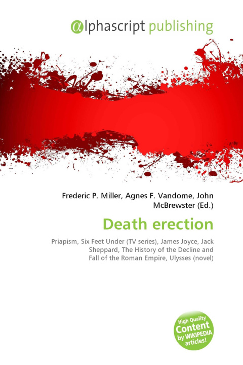 Kniha Death erection Agnes F. Vandome