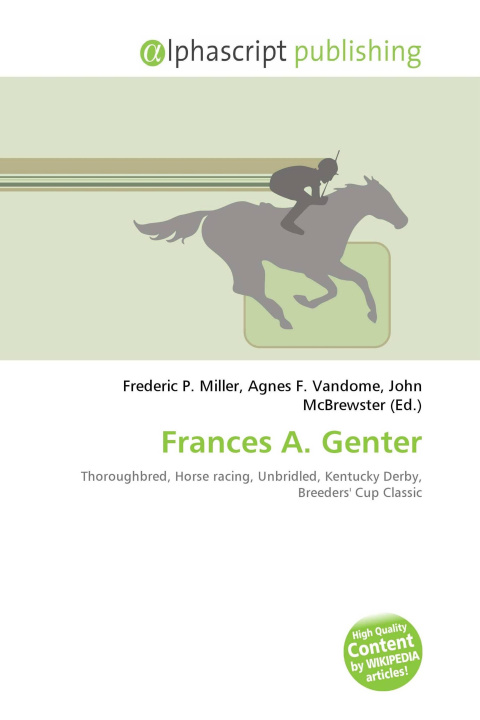 Könyv Frances A. Genter Agnes F. Vandome