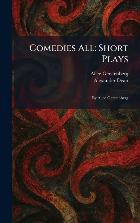 Book Comedies All Alice Gerstenberg