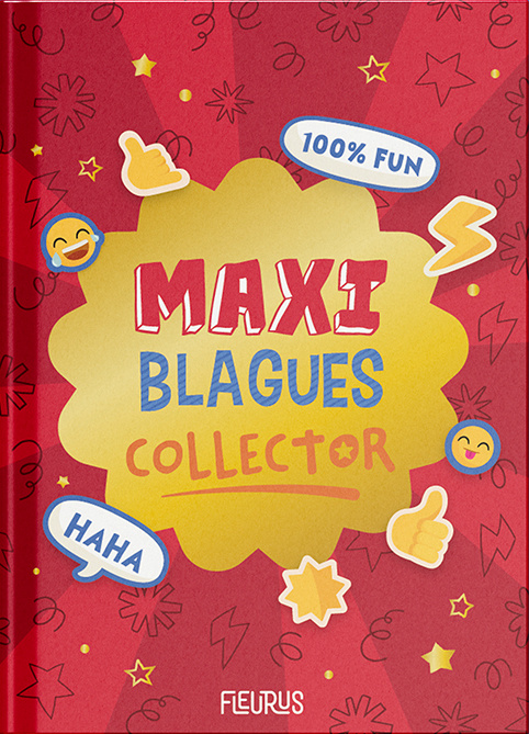 Kniha Maxi blagues collector (rouge) 