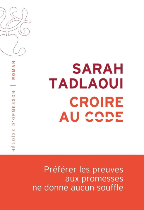 Book Croire au code Sarah Tadlaoui
