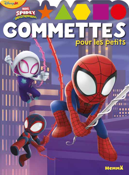 Kniha Marvel Spidey et ses amis extraordinaires - Gommettes pour les petits (Visuel Y) T51 (prov) 