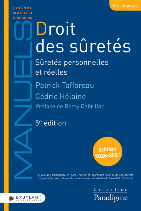 Книга Droit des sûretés Patrick Tafforeau