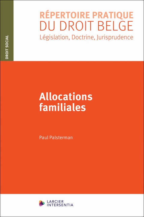 Livro Allocations familiales Paul Palsterman