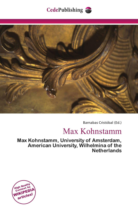 Book Max Kohnstamm 
