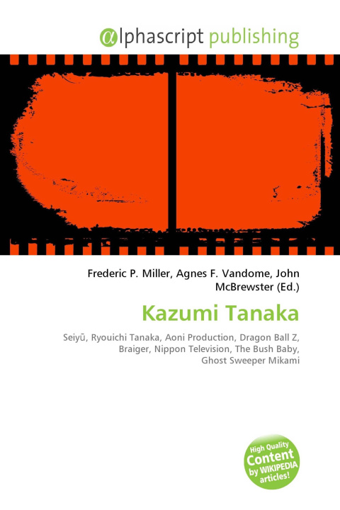 Kniha Kazumi Tanaka Agnes F. Vandome