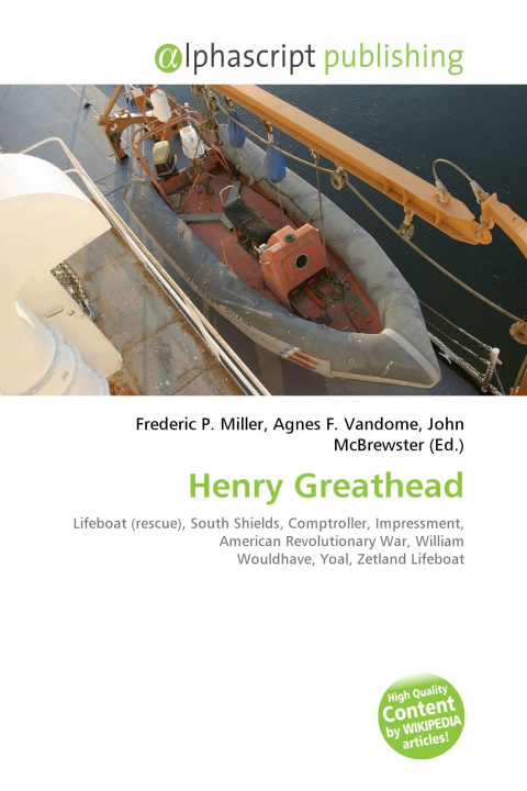 Book Henry Greathead Agnes F. Vandome