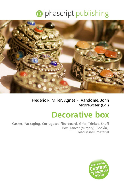 Book Decorative box Agnes F. Vandome