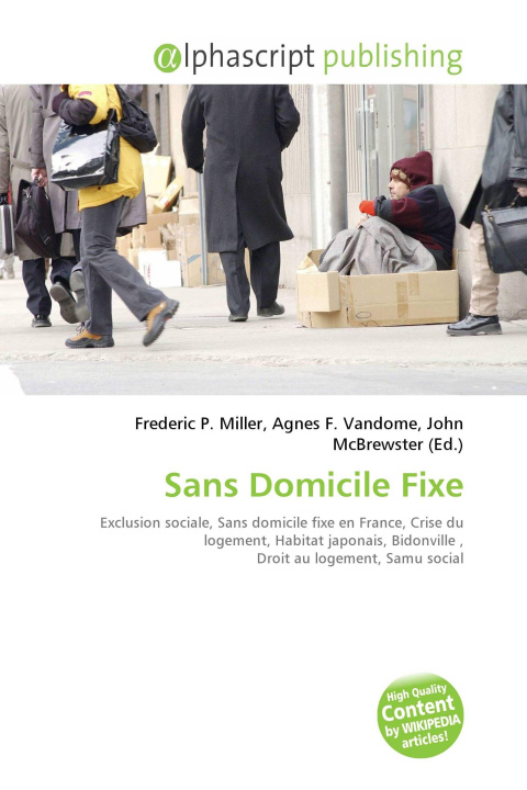 Kniha Sans Domicile Fixe Agnes F. Vandome