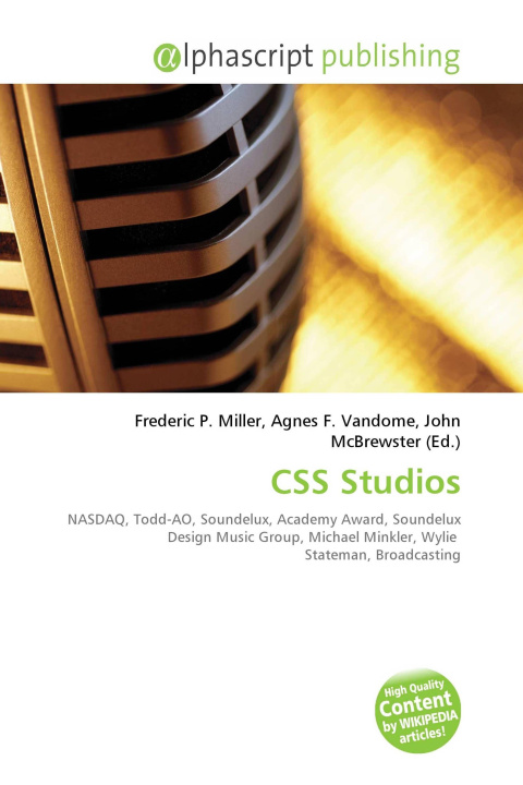 Könyv CSS Studios Agnes F. Vandome