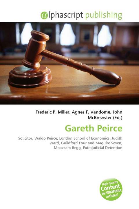 Kniha Gareth Peirce Agnes F. Vandome
