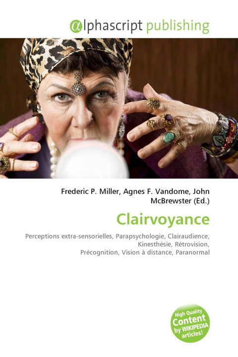 Kniha Clairvoyance Agnes F. Vandome