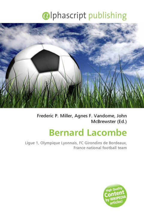Kniha Bernard Lacombe Agnes F. Vandome