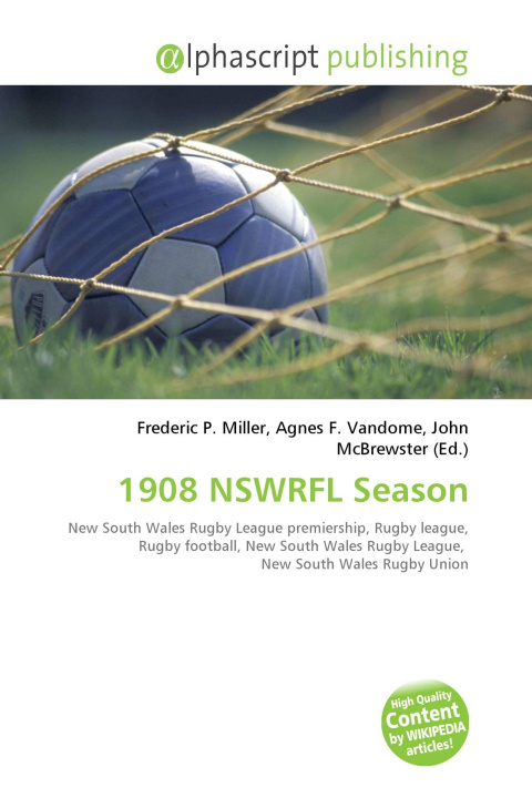 Carte 1908 NSWRFL Season Agnes F. Vandome