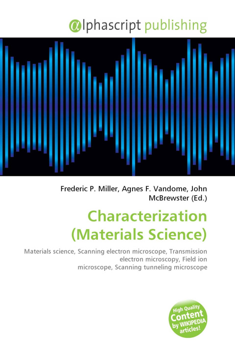 Kniha Characterization (Materials Science) Agnes F. Vandome