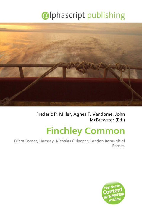 Kniha Finchley Common Agnes F. Vandome