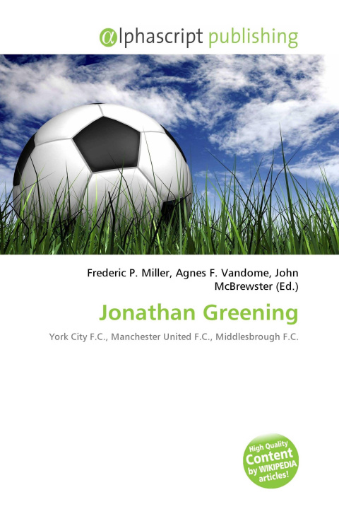 Kniha Jonathan Greening Agnes F. Vandome