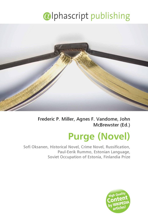 Kniha Purge (Novel) Agnes F. Vandome