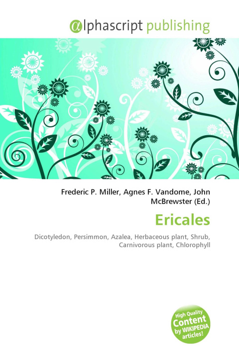 Kniha Ericales Agnes F. Vandome