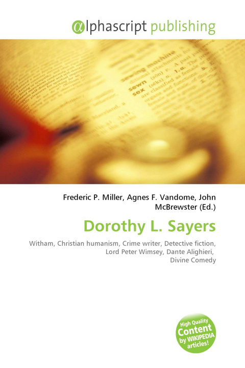Knjiga Dorothy L. Sayers Agnes F. Vandome