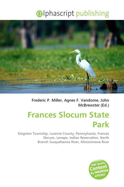 Kniha Frances Slocum State Park Agnes F. Vandome