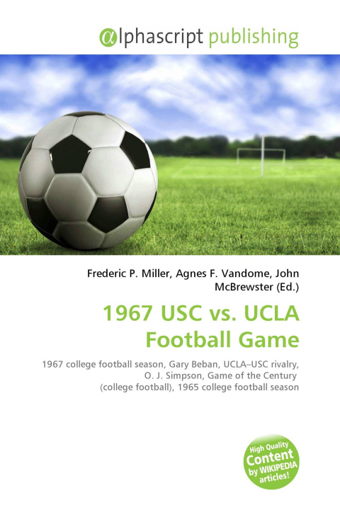 Kniha 1967 USC vs. UCLA Football Game Agnes F. Vandome