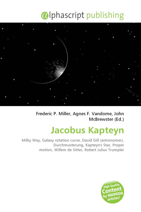 Kniha Jacobus Kapteyn Agnes F. Vandome