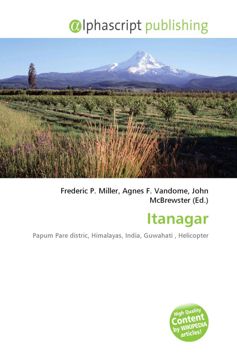 Kniha Itanagar Agnes F. Vandome