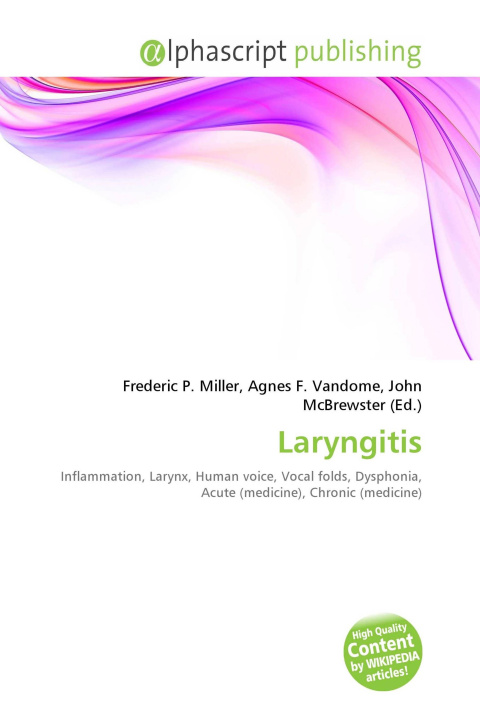 Book Laryngitis Agnes F. Vandome