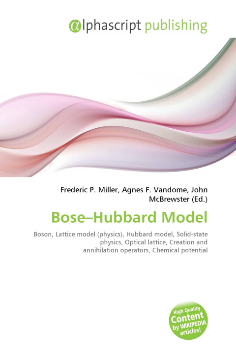 Kniha Bose-Hubbard Model Agnes F. Vandome