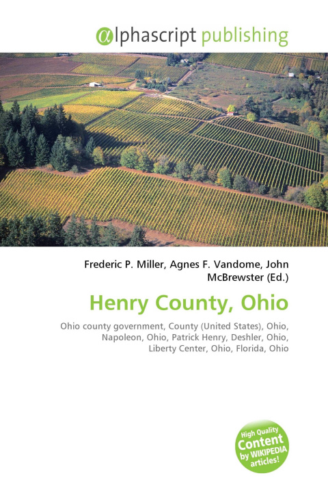 Kniha Henry County, Ohio Agnes F. Vandome