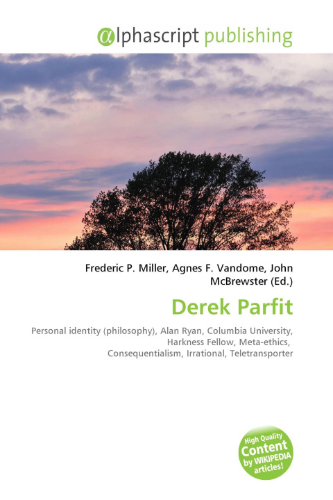 Kniha Derek Parfit Agnes F. Vandome