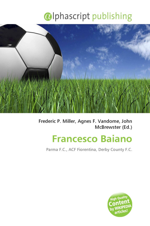 Kniha Francesco Baiano Agnes F. Vandome