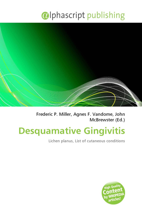 Book Desquamative Gingivitis Agnes F. Vandome