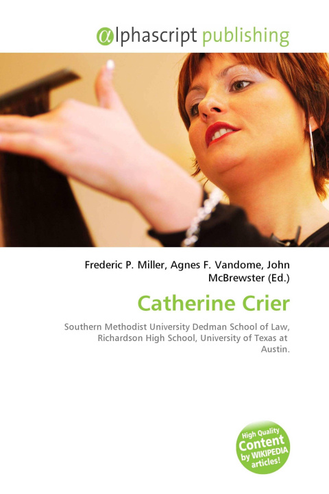 Kniha Catherine Crier Agnes F. Vandome