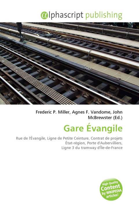 Kniha Gare Évangile Agnes F. Vandome