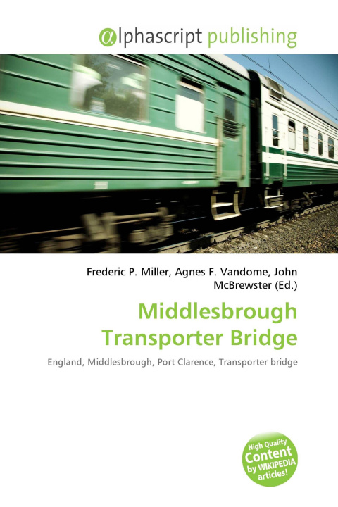 Kniha Middlesbrough Transporter Bridge Agnes F. Vandome