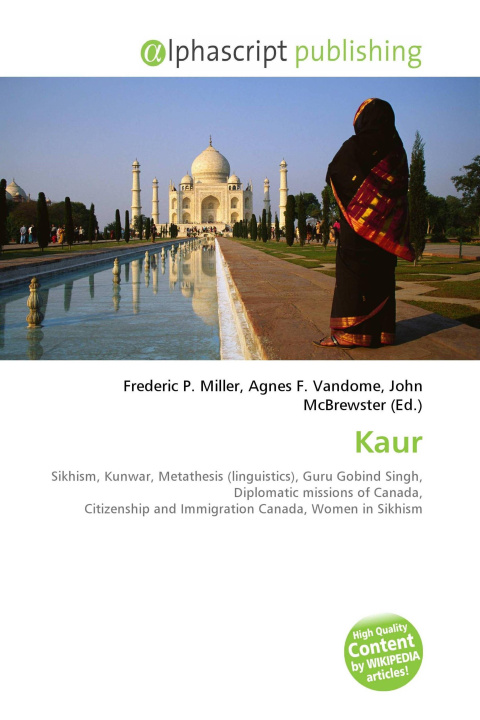 Book Kaur Agnes F. Vandome