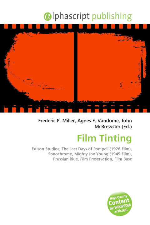 Kniha Film Tinting Agnes F. Vandome