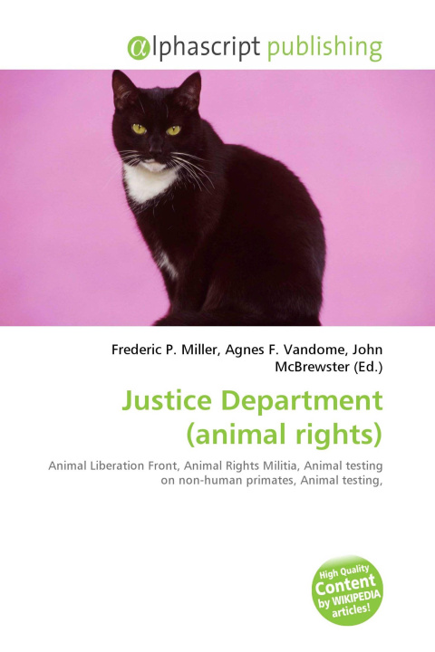 Kniha Justice Department (animal rights) Agnes F. Vandome