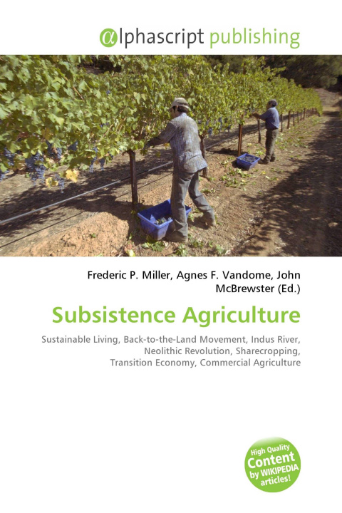 Kniha Subsistence Agriculture Agnes F. Vandome