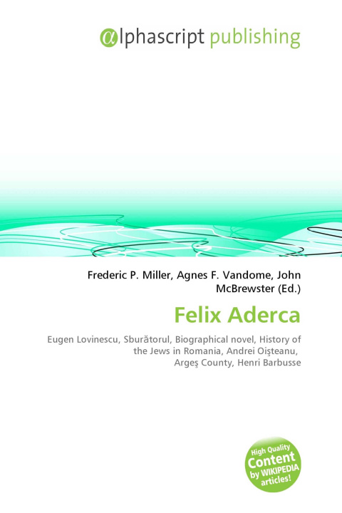 Kniha Felix Aderca Agnes F. Vandome
